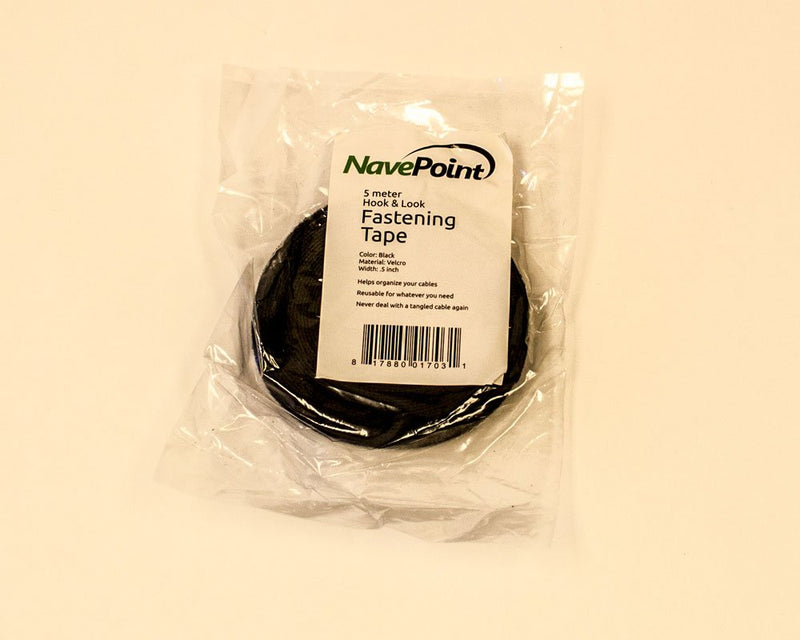  [AUSTRALIA] - NavePoint 1/2 Inch Roll Hook and Loop Reusable Cable Ties Wraps Straps - 5M 15ft