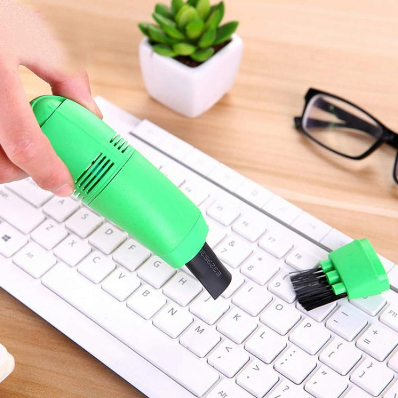  [AUSTRALIA] - NUOBESTY Mini USB Vacuum Cleaner Keyboard Computer Cleaner for Car or Home (Random Color)