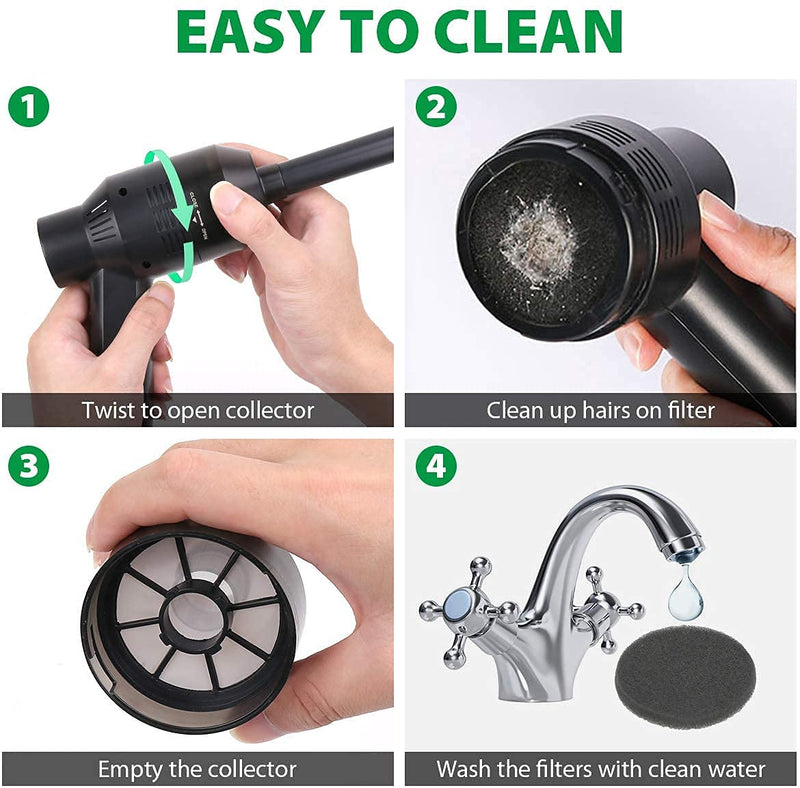  [AUSTRALIA] - Honlibey Upgraded Mini Keyboard Vacuum,Tiny Cordless Computer Vacuum Cleaner Electronics Laptop Vacuum, USB Rechargeable Tiny Vacuum Dust Kit for Desktop, PC, Sofa, Car, Pet House