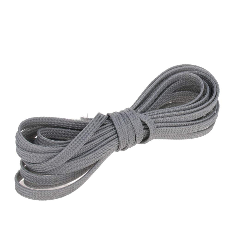  [AUSTRALIA] - Othmro 5m/16.4ft PET Expandable Braid Cable Sleeving Flexible Wire Mesh Sleeve Grey 6mm*5m