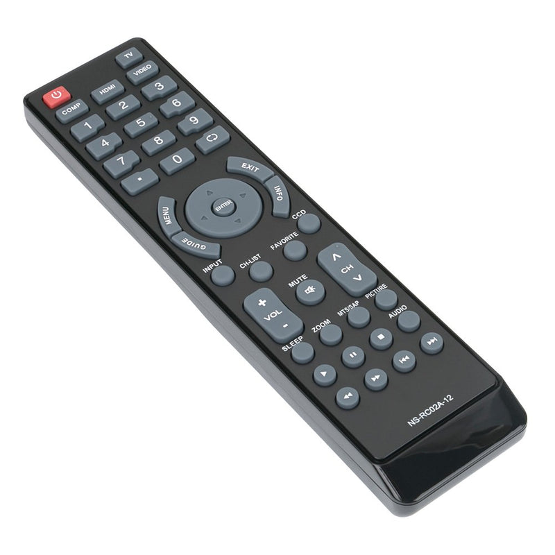 NS-RC02A-12 Replace Remote fit for Insignia TV NS-55L780A12 NS-46L780A12 NS-42L780A12 NS-37L760A12 NS-46E790A12 NS-32E740A12 NS-39L700A12 NS-19E720A12 NS-22E730A12 NS-24E730A12 NS-15E720A12 - LeoForward Australia