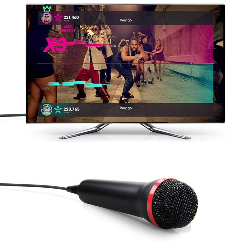  [AUSTRALIA] - TPFOON 4M 13FT Wired USB Microphone for Rock Band, Guitar Hero, Let's Sing - Compatible with Sony PS2, PS3, PS4, PS5, Nintendo Switch, Wii, Wii U, Microsoft Xbox 360, Xbox One and PC