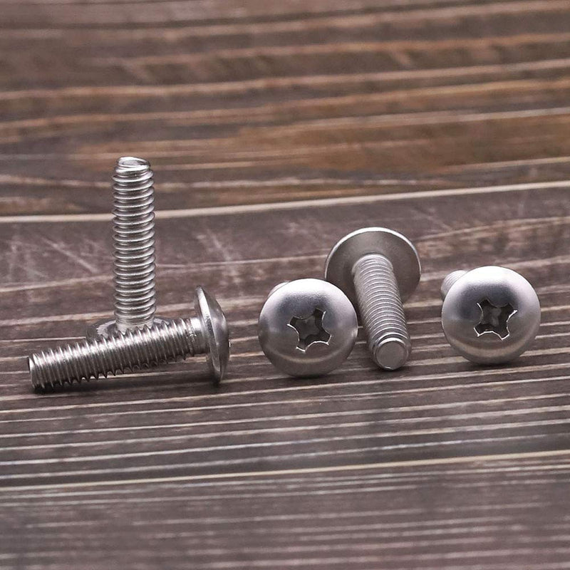  [AUSTRALIA] - 1/4-20 x 1" Truss Head Machine Screws, Phillips Drive, Fully Machine Thread, 18-8 Stainless Steel 304, Bright Finish, Pack of 50 1/4-20 x 1" (50 PCS)