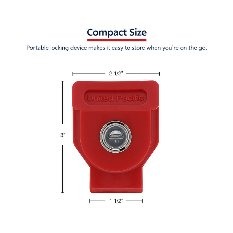  [AUSTRALIA] - United Pacific 90630 Red Industries Glad Hand Lock-Includes 2 Alike Keys