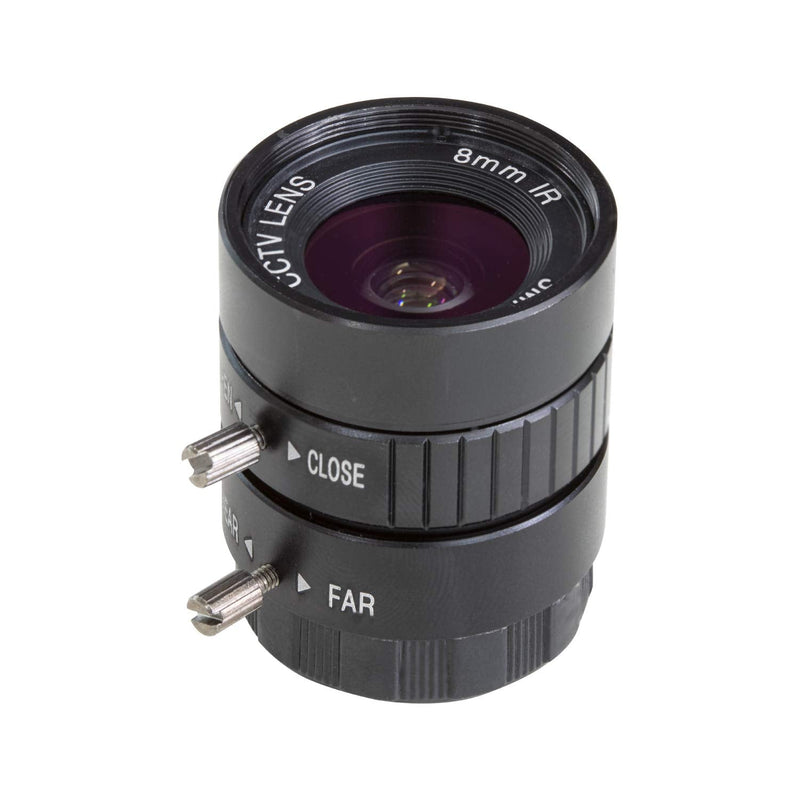  [AUSTRALIA] - Arducam CS Lens for Raspberry Pi HQ Camera, 8mm Focal Length with Manual Focus and Adjustable Aperture Ring