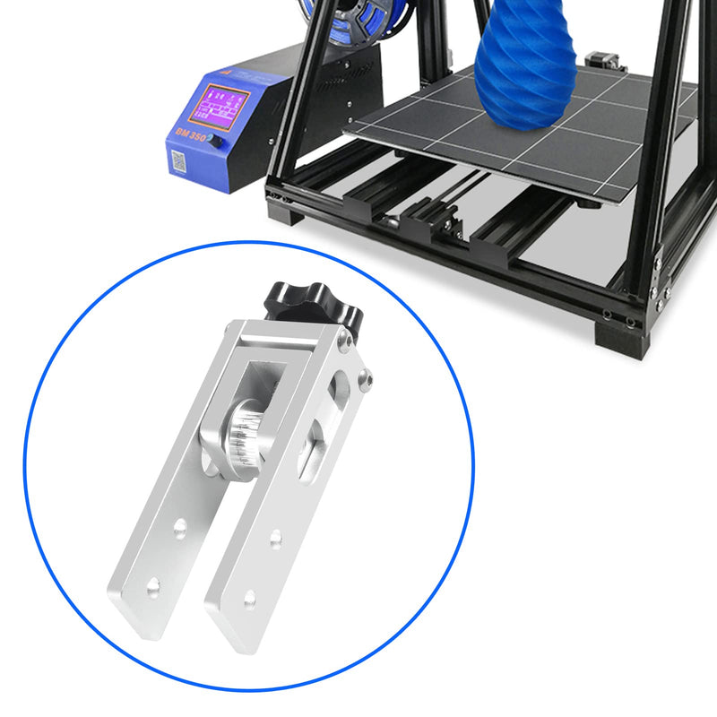  [AUSTRALIA] - AEDIKO X-axis Tensioner Upgrade 2020 Profile X-axis Synchronous Belt Stretch Straighten Tensioner for Creality Ender-3 CR-10/10S 3D Printer Parts X2020-1 Silver