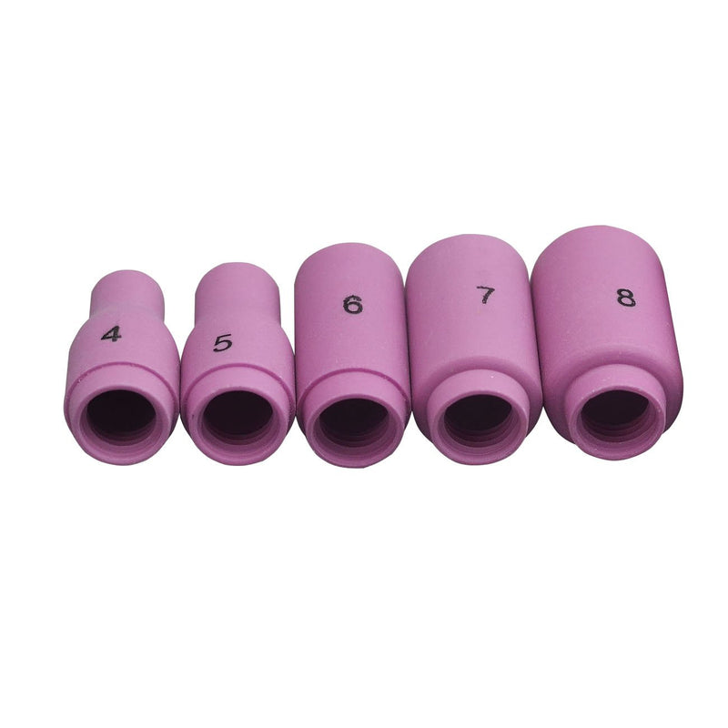  [AUSTRALIA] - TIG Stubby Gas Lens Collet Pyrex Cup #12 Alumina Nozzle Cups Kit for DB SR WP 17 18 26 TIG Welding Torch 55pcs