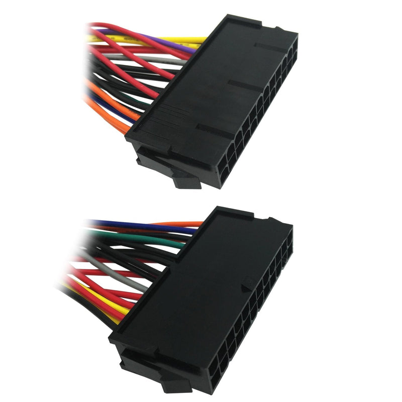  [AUSTRALIA] - COMeap 24 Pin Female to Mini 24 Pin Male ATX Main Power Adapter Cable for DELL Optiplex 380 580 760 780 960 980 3.94-inch(10cm)