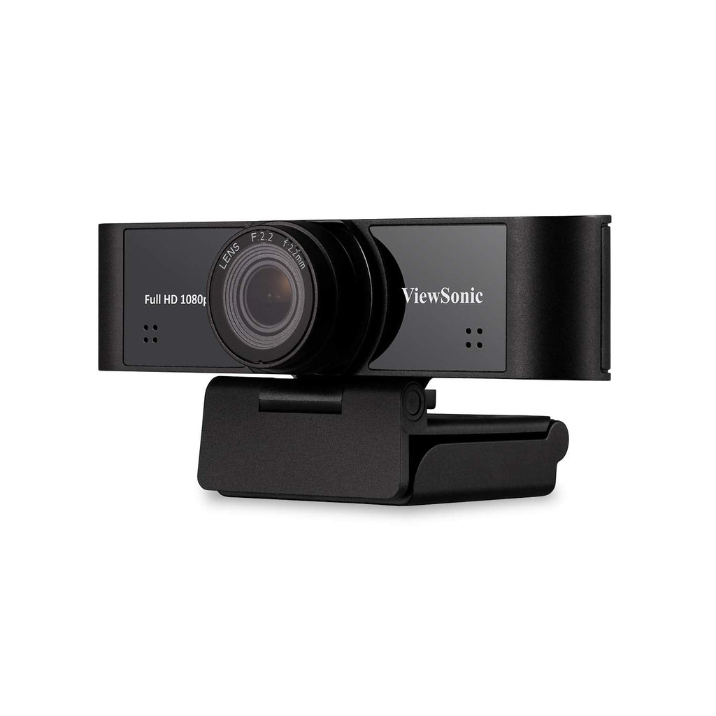  [AUSTRALIA] - ViewSonic VB-CAM-001 Full HD 1080p USB Web Camera w/Dual Stereo Microphone with Auto Noise Reduction,110 Degree Ultra-Wide Lens for Zoom/Teams/Skype Conferencing and Video Calls on PC and Mac