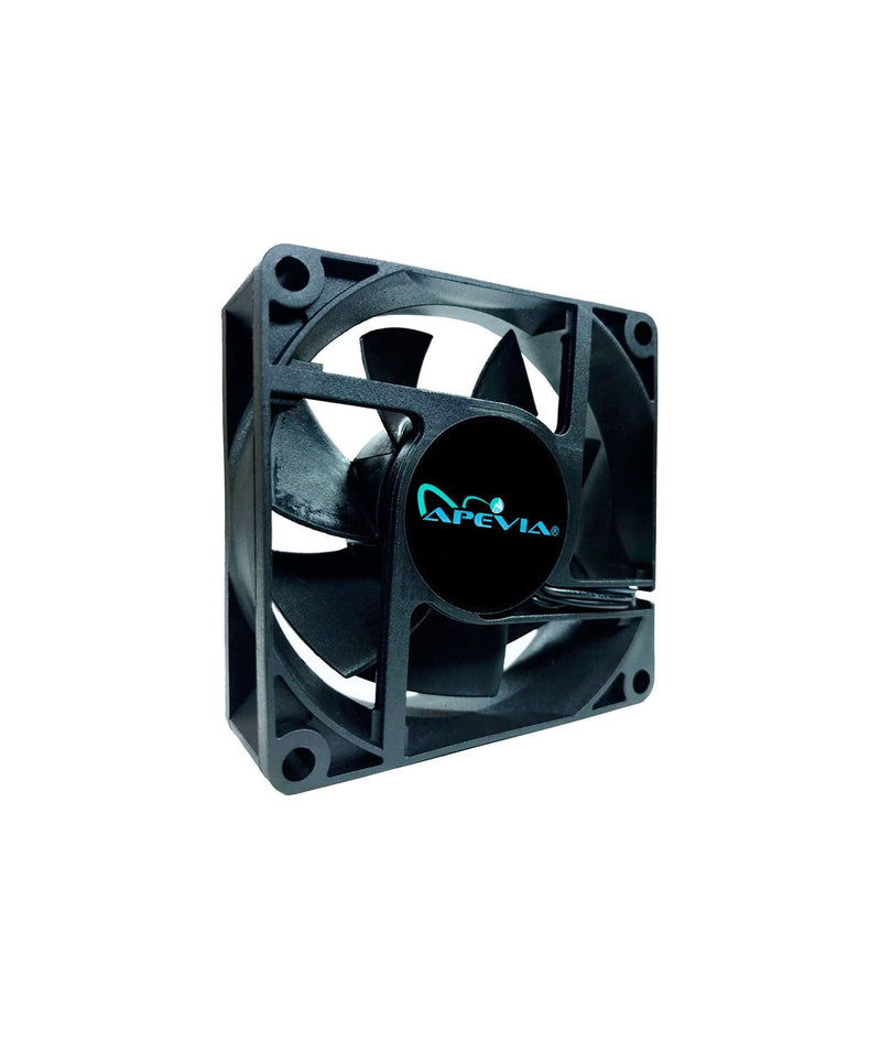  [AUSTRALIA] - Apevia CF7025S-3 (3 Pk) 70mm x 70mm x25mm Black Case Fan W/4PIN Molex + 3PIN Motherboard Adapter