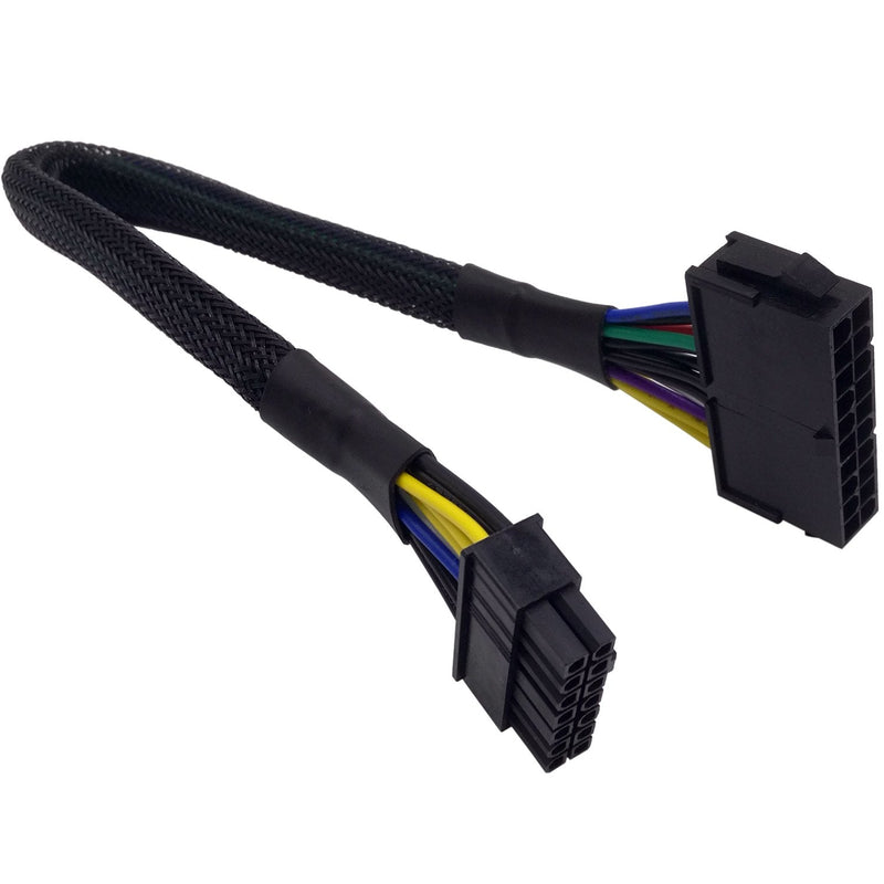  [AUSTRALIA] - COMeap 20 Pin to 14 Pin ATX PSU Main Power Adapter Braided Sleeved Cable for IBM Lenovo PCs and Servers 12-inch(30cm)