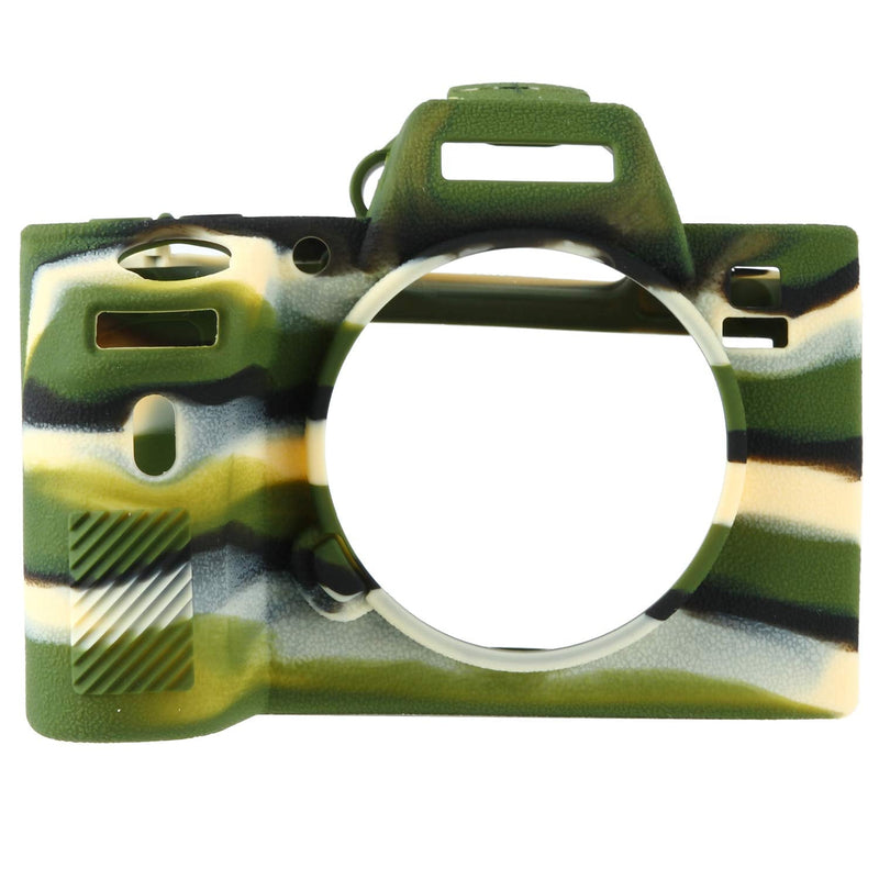  [AUSTRALIA] - Easy Hood Camera Case for Sony Alpha a7III a7 III a7R III a7RIII ILCE-7RM3 a73 a7R3 a7R Mark III Soft Silicone Rubber Protective Body Housing Case Skin Camera Protector Cover (Camo) Camo