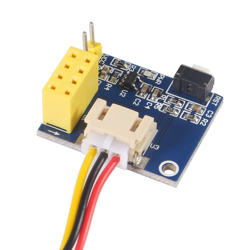  [AUSTRALIA] - AITRIP 6pcs ESP8266 ESP-01 ESP-01S RGB LED IDE WS2812 Controller Adapter Module for Arduino for Arduino IDE Programming