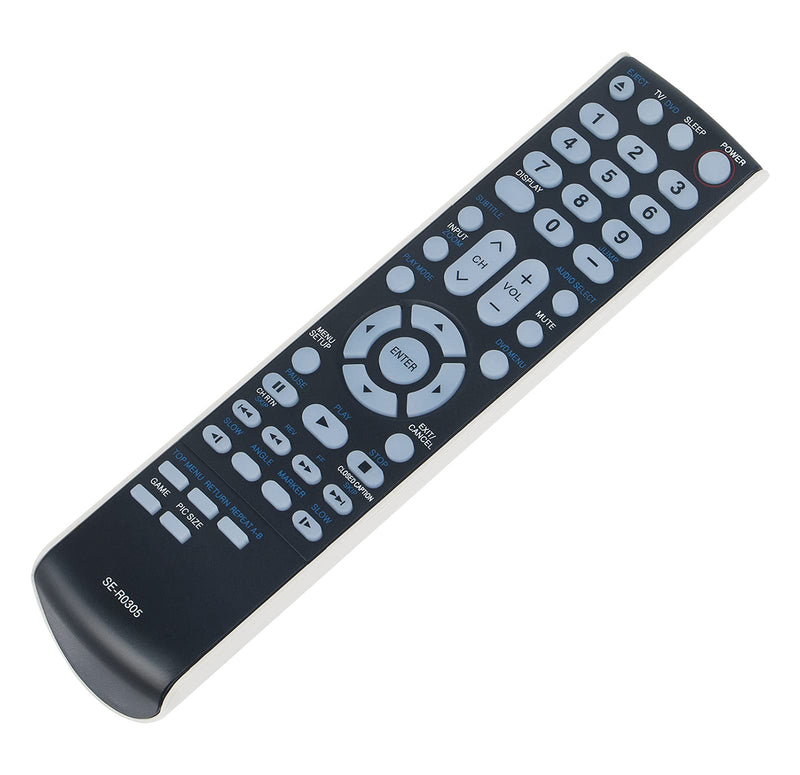  [AUSTRALIA] - SE-R0305 Replacement Remote AIDITIYMI Remote Control for Toshiba TV/DVD 22LV505C 22LV61K 22LV610 22LV611U-T SER0305 15LV505 19CV100U 19LV61K 19LV505 19LV505C 19LV506 19LV610 19LV610U 19LV61