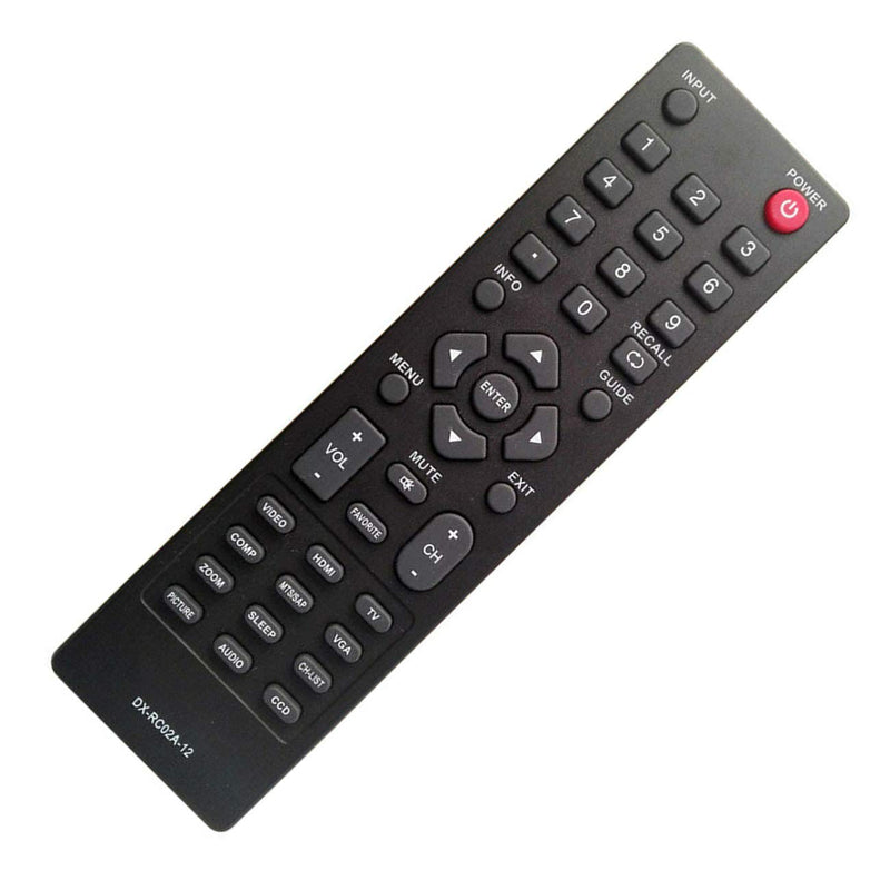 New DX-RC02A-12 Replace Remote Control DXRC02A12 fit for Dynex 32" 40" LCD LED TV DX-46L260A12 DX-40L130A11 DX-32L220A12 DX-42E250A12 DX-55L150A11 DX-26L100A13 DX-22L150A11 DX-19L200A12 DX-24L200A12 - LeoForward Australia