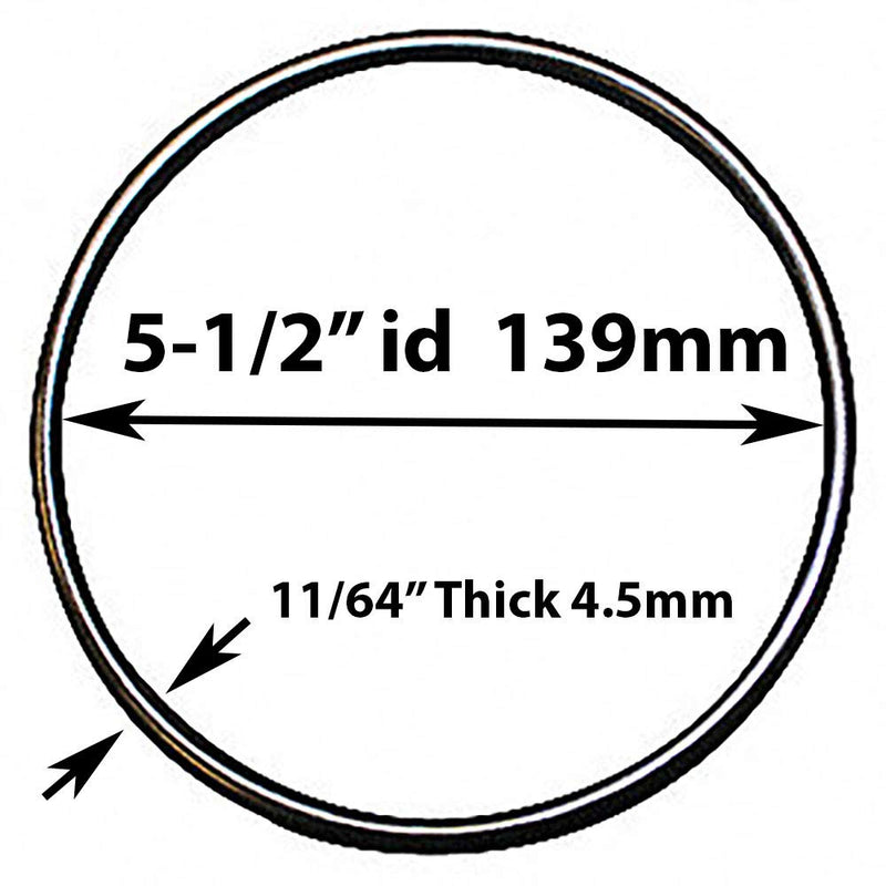  [AUSTRALIA] - Kinetic Wares 151122 Oring Compatible with Big Blue, Pentek, Pentair O-Ring OEM Size 6 Pieces Synthetic Rubber