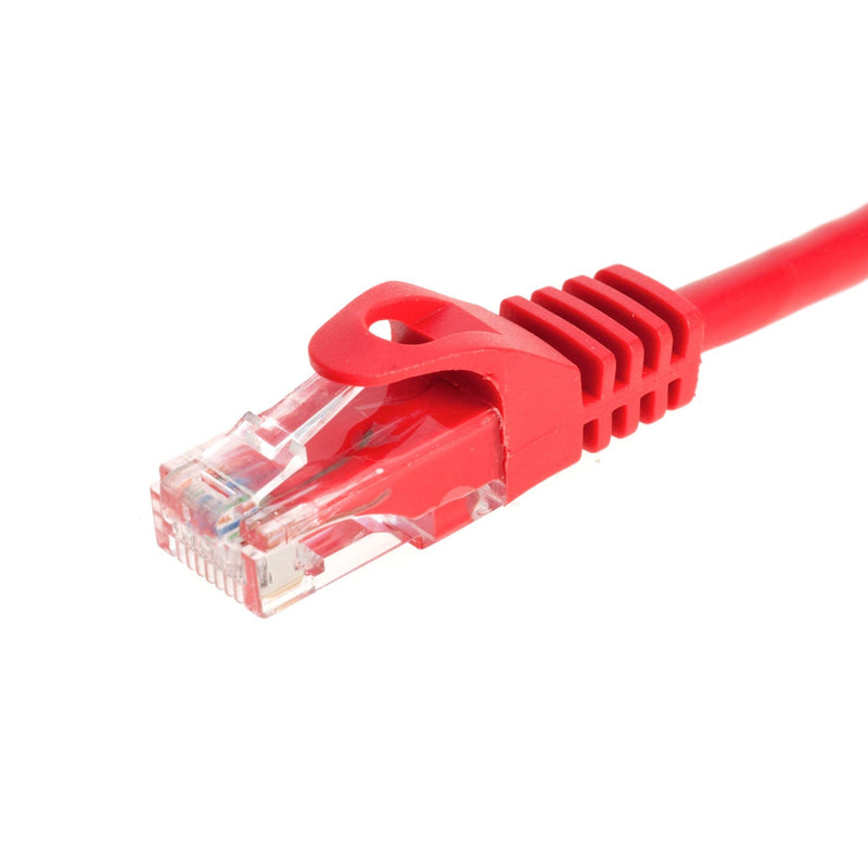  [AUSTRALIA] - Cables Direct Online Red 100ft Cat6 Ethernet Network Cable RJ45 Internet Modem Patch Cord