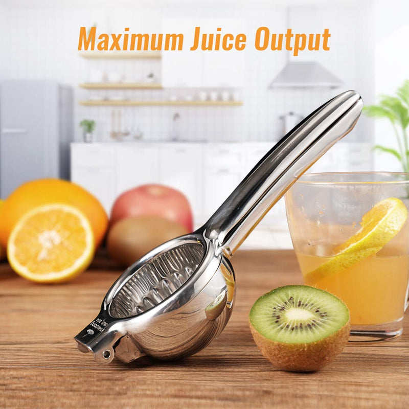  [AUSTRALIA] - Lemon Squeezer Super High Quality Stainless Steel 304 Hand Press Juicer Manual Citrus for Juicing Lemon ＆ Limes, Vegetables 2.8Inch Large