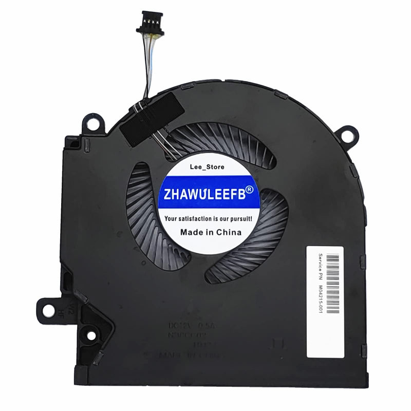  [AUSTRALIA] - ZHAWULEEFB Replacement New GPU Cooling Fan for HP OMEN 6pro 15-EK 15-EK0023DX 15-EK0020CA 15-EK0019NR 15-EK0018CA 15-EK0013DX 15-EK0008CA 15-EK0010CA 15-EK0026NR DC12V 0.5A P/N:M04215-001