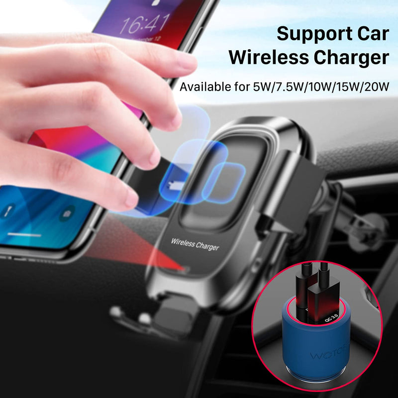  [AUSTRALIA] - WOTOBEUS 83W USB C Car Charger Adapter, PD 65W PPS 45W+USB-A 18W Super Fast Charging Type-C Cigarette Lighter for iPhone 14 13 Pro Plus Max Samsung Galaxy S23/22/21 Ultra iPad MacBook Laptop Pixel