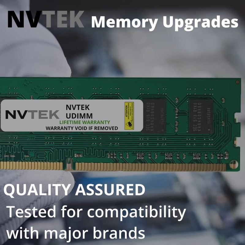  [AUSTRALIA] - NVTEK 8GB (2x4GB) DDR3-1600 PC3-12800 Non-ECC UDIMM Desktop PC Memory Upgrade