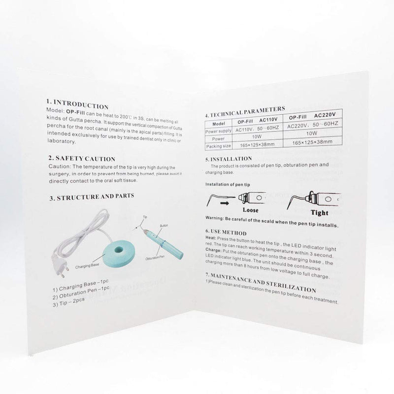  [AUSTRALIA] - Obturation Pen - 2 Tips Endodontic Endo Gutta Percha Points Heater Plugger Dissolved Breaker Whitening