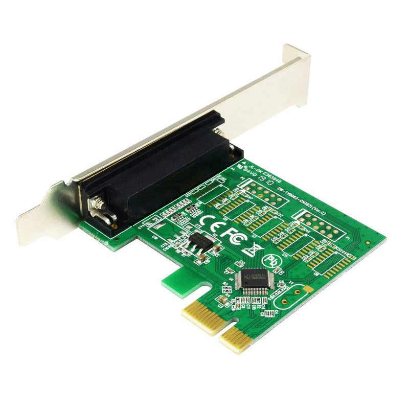  [AUSTRALIA] - GODSHARK PCIe Parallel Port Expansion Card, PCI Express to DB25 LPT Converter Adapter Controller for Desktop with Low Bracket, Support SPP / PS2 / EPP / ECP Modes