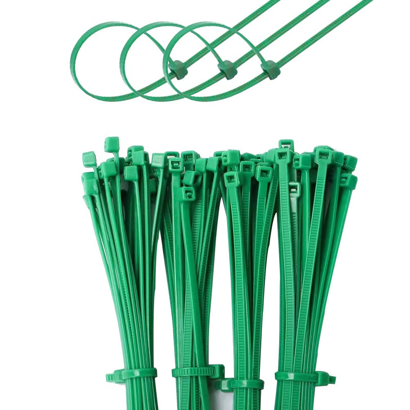  [AUSTRALIA] - MZlatieo 200 Pcs 12 Inch Adjustable Self-locking UV Resistant Nylon Zip Ties, 50 Pounds Tensile Strength-Heavy Duty, Ultra Strong Durable Cable Ties for Indoor And Outdoor (Green & Brown)