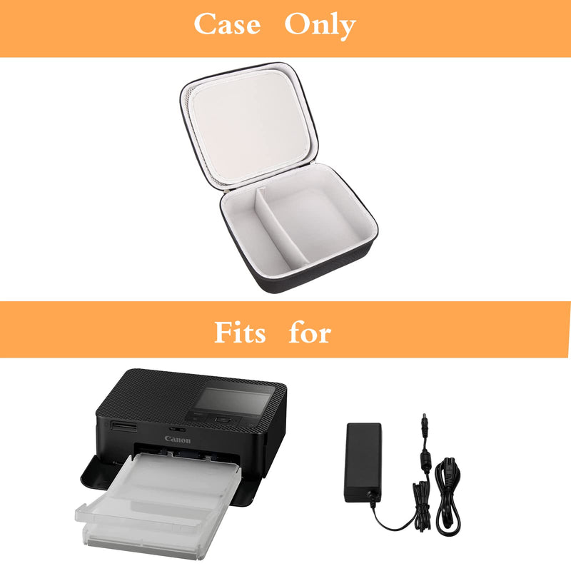  [AUSTRALIA] - Mchoi Hard Carrying Case Suitable for Canon Selphy CP1200/CP1300/CP1500 Wireless Color Photo Printer, Shockproof Waterproof Photo Printer Travel Protective Case, Case Only