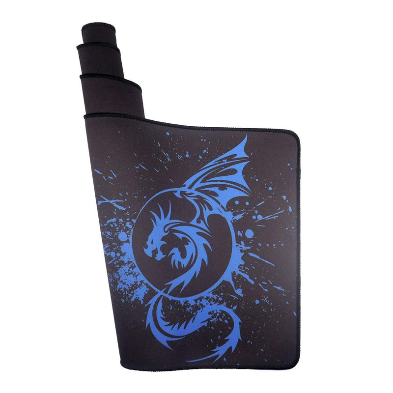 Large Mouse Pad Extended Speed Gaming Mouse Pad Fly Dragon Mouse Pad Gamer Office Computer Mouse Mat (A-Blue) A-Blue - LeoForward Australia