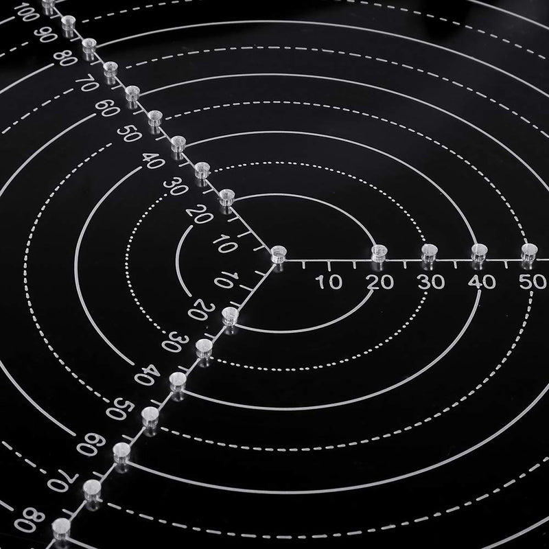  [AUSTRALIA] - 200mm/ 8 Inch Round Center Finder Compass for Wood Turners Lathe Work Bowls Lathe Wood Turning Drawing Circles Clear Acrylic Diameter:200mm