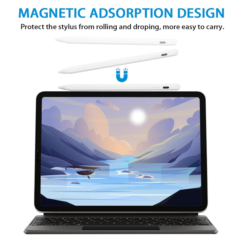  [AUSTRALIA] - Stylus Pen for Apple iPad - iPad Pencil with Palm Rejection & Tilt Sensitive iPad Stylus Pen Compatible with iPad Pro 11/12.9 Inch iPad Air 3rd/4/5th Gen iPad 6/7/8/9th Gen iPad Mini 5/6th Generation