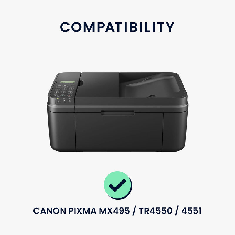  [AUSTRALIA] - kwmobile Dust Cover Compatible with Canon Pixma MX495 / TR4550 / 4551 - Printer Case - Fabric Protector Cover - Dark Green