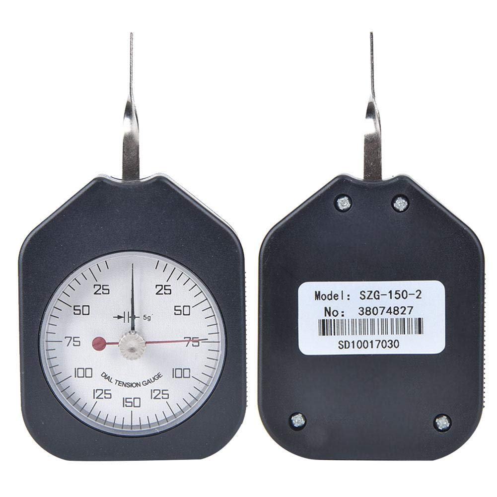  [AUSTRALIA] - Double needle dial indicator tension meter measuring device tension meter measuring clamp gram force gauge tensiometer measuring tool plastic (SZG-150-2) SZG-150-2