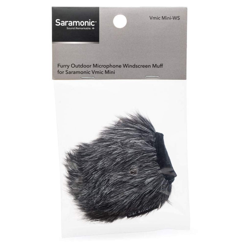  [AUSTRALIA] - Saramonic Vmic Mini-WS Slide-On Furry Windscreen for The Saramonic Vmic Mini (Vmic Mini-WS) (VMICMINI-WS)