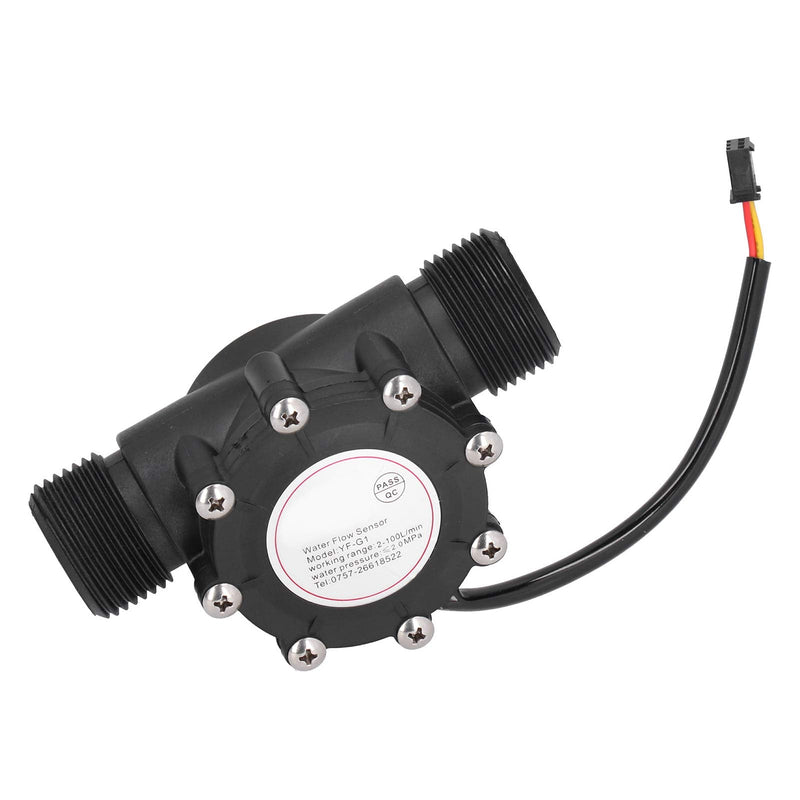  [AUSTRALIA] - DC3‑24V Flow Sensor, Electronic Component Level Sensor Water, Water Flow Hall Sensor Switch Flow Meter Flow Meter Counter 1-100L/Min