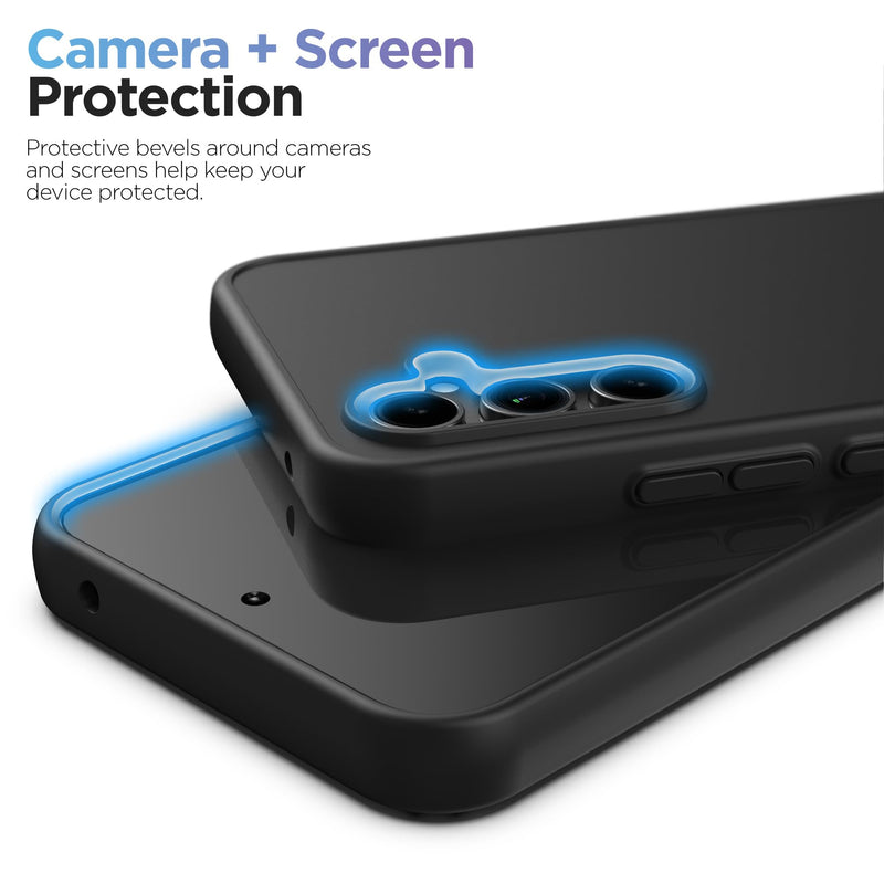  [AUSTRALIA] - Encased Belt Case for Galaxy A54 with Holster Clip (2023 Samsung A54 5G) Black