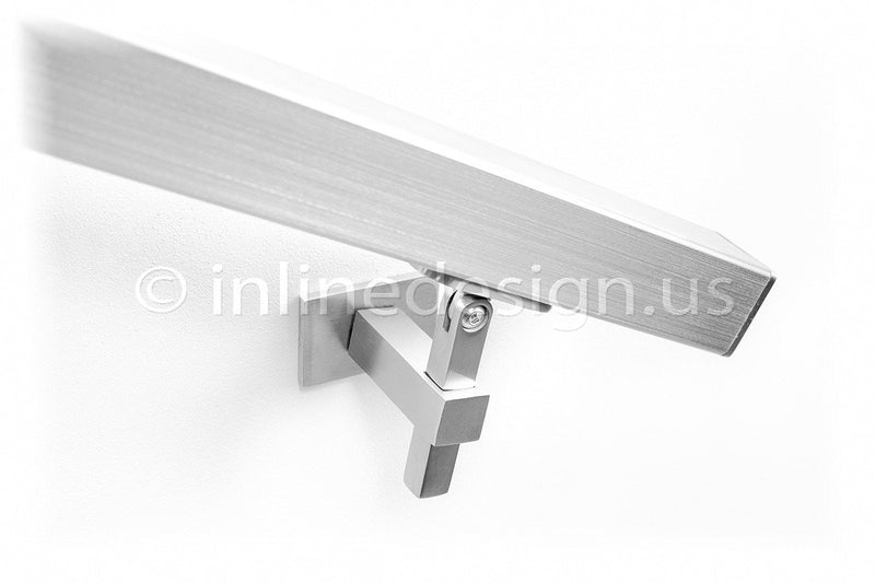 Inline Design Stainless Steel Handrail Bracket Square Adjustable by Inline Design - LeoForward Australia