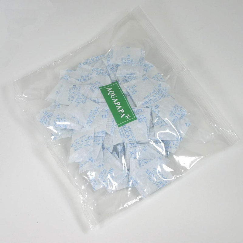  [AUSTRALIA] - 100 Packets 2 Gram Silica Gel Desiccant Pack Moisture Absorber Dehumidifier