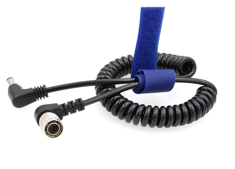  [AUSTRALIA] - ZBLZGP DC2.5 to Right Angle Hirose 4 Pin Male Power Cable for Sound Devices 633/644/688 Zoom F8 Blackmagic Cinema