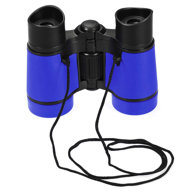  [AUSTRALIA] - uxcell Binoculars 4X30 Compact Foldable Binoculars Shock Proof Blue with Neck Strap for Bird Watching Hiking Camping