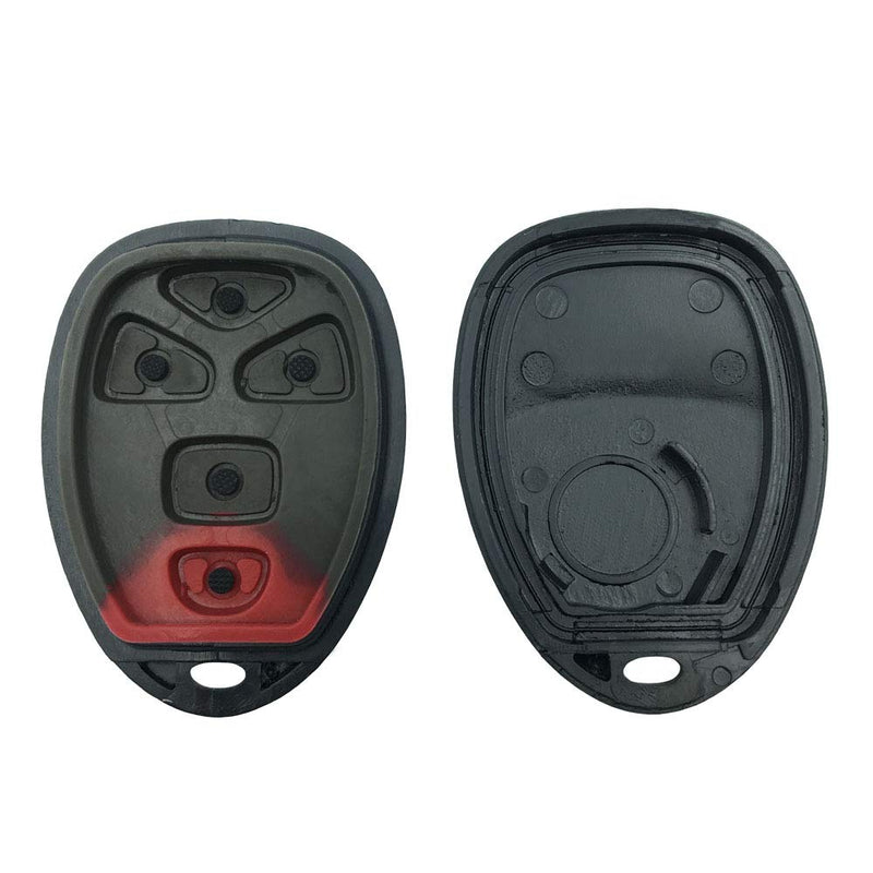  [AUSTRALIA] - Replacement Keyless Entry Remote Key Fob Shell Case with 5 Button Fit for Chevy Suburban Tahoe Traverse/GMC Acadia Yukon/Cadillac Escalade SRX/Buick Enclave/Saturn Outlook 2007 2008 2009 2010