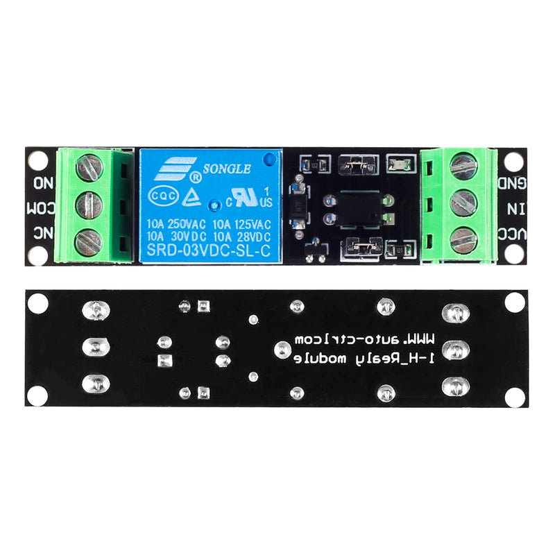  [AUSTRALIA] - 6pcs 1 Channel DC 3V Relay Power Switch Module with Optocoupler Relay Module Isolated Drive Control Board for ESP8266 Microcontroller Development Board 3V Logic Level Boards