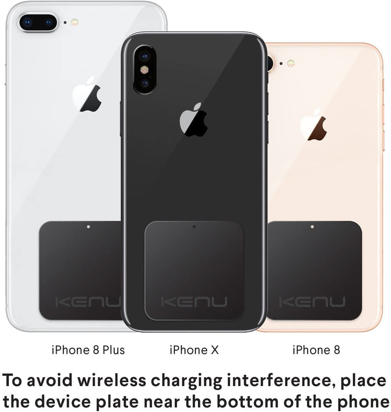  [AUSTRALIA] - Kenu Airframe Magnetic Phone Car Mount for Air Vent - Portable Mobile Holder - 360 Degree Rotation - 6 Powerful Magnets with 1 Reusable Steel Plate - Use with Latest iPhones, Samsungs, and Androids