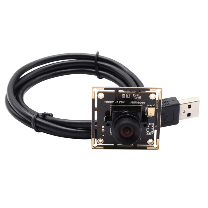  [AUSTRALIA] - 2MP USB Camera Sony IMX323 Sensor,1080P USB Camera Module with Microphone for Computer,0.01Lux Low Light and H.264 Format for PC Desktop Laptop USB Webcam for Zoom,Skype,Facetime, AMCAP(L100) 100 Degree No Distortion Lens