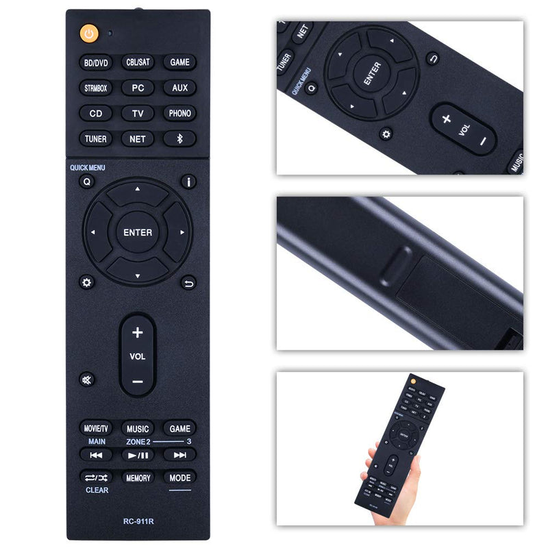  [AUSTRALIA] - The New RC-911R RC911R Replacement for ONKYO AV Receiver The Remote Controller. Suitable for HT-S7800 TX-NR555 TX-NR575 TX-NR585 TX-NR656 TX-NR686 TX-NR676 TX-NR757 TX-NR777 TX-NR787 TX-RZ610