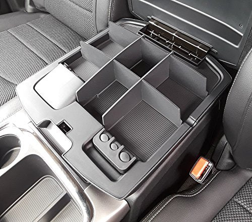  [AUSTRALIA] - Vehicle OCD - Upper Center Console Organizer for Dodge RAM 1500 (2009-18), and RAM 2500/3500 (2010-18) (Non-Leather Console armrest on Full Console w/Bucket Seats ONLY) - Made in USA