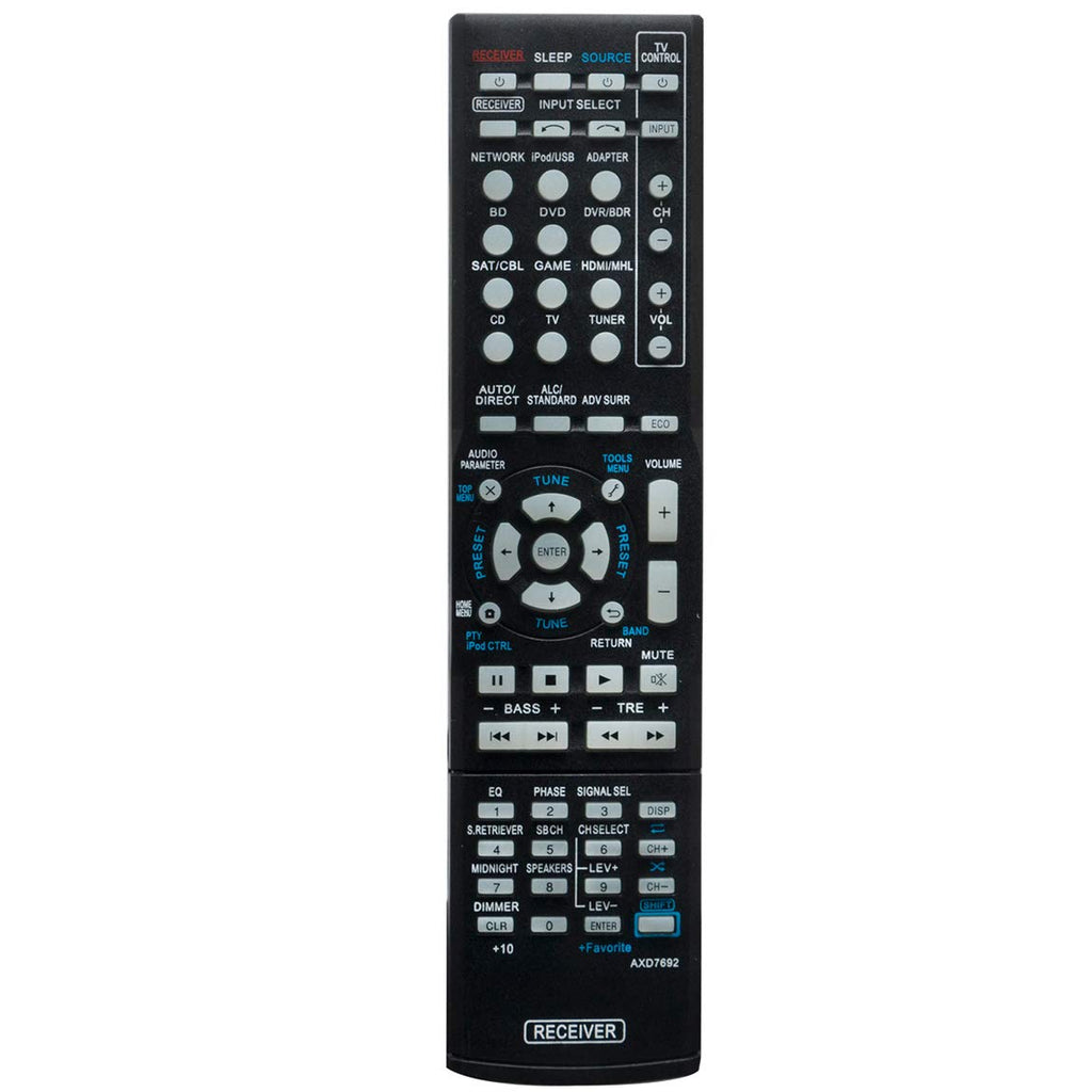  [AUSTRALIA] - AXD7692 Replacement Remote Control fit for Pioneer AV Receiver VSX-43 VSX43 VSX-828 VSX828 VSX-528 VSX528