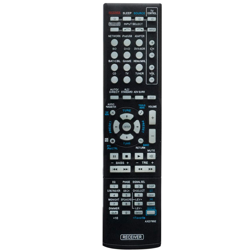  [AUSTRALIA] - AXD7692 Replacement Remote Control fit for Pioneer AV Receiver VSX-43 VSX43 VSX-828 VSX828 VSX-528 VSX528