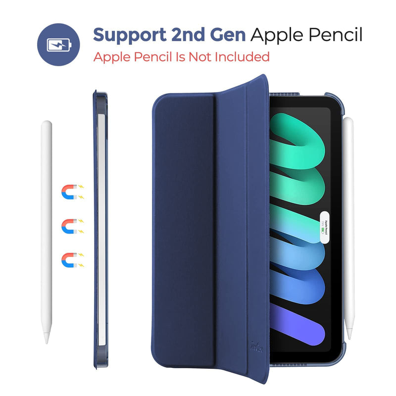  [AUSTRALIA] - ProCase iPad Mini 6 Case 8.3 Inch 2021 iPad Mini 6th Generation Case, Hard Back Cover Cases for 2021 iPad Mini 8.3" 6th Gen A2567 A2568 A2569 -Navy Navy